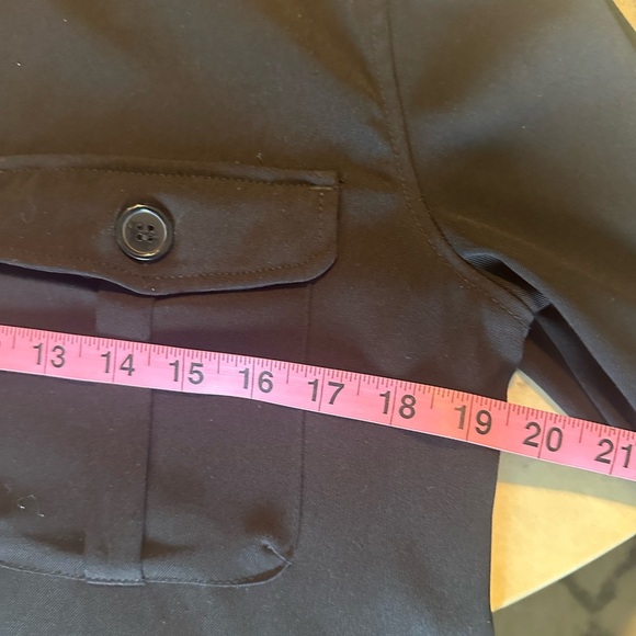 Max Mara Black Button-Down Blouse – Long Sleeves, Collared, Size L - Picture 4 of 8